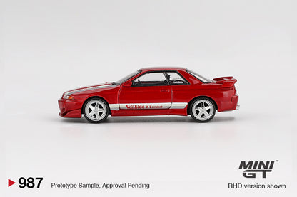 Mini GT 1:64 Nissan Skyline GT-R (R32) VeilSide Combat C-I – Gem Red MGT00987-BL (Preorder)