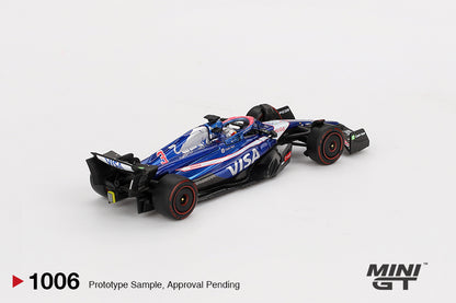 Mini GT 1:64 RB VCARB 01 #3 Daniel Ricciardo 2024 F1 2024 Bahrain GP MGT01006-BL (Preorder)