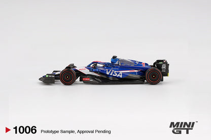 Mini GT 1:64 RB VCARB 01 #3 Daniel Ricciardo 2024 F1 2024 Bahrain GP MGT01006-BL (Preorder)
