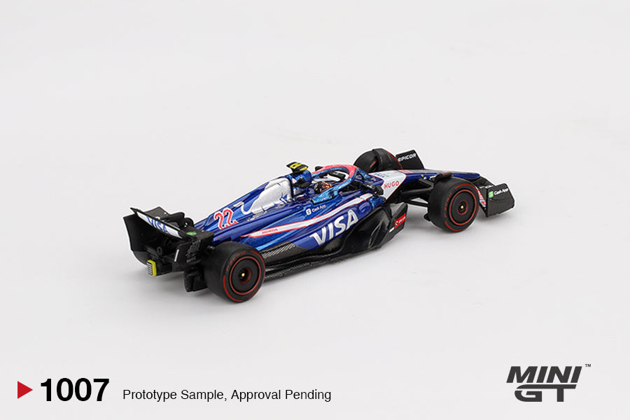 Mini GT 1:64 RB VCARB 01 #22 Yuki Tsunoda 2024 F1 2024 Bahrain GP MGT01007-BL (Preorder)