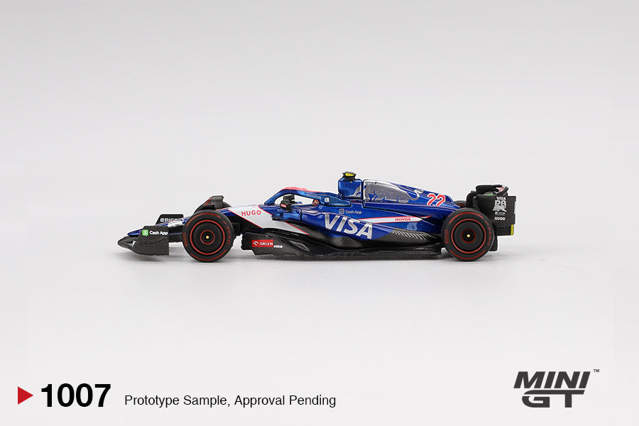 Mini GT 1:64 RB VCARB 01 #22 Yuki Tsunoda 2024 F1 2024 Bahrain GP MGT01007-BL (Preorder)