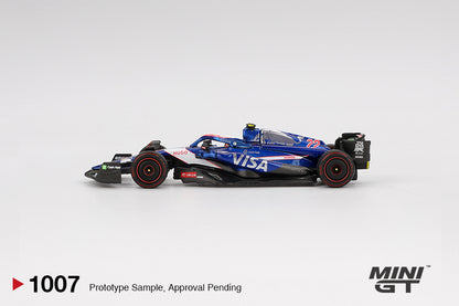 Mini GT 1:64 RB VCARB 01 #22 Yuki Tsunoda 2024 F1 2024 Bahrain GP MGT01007-BL (Preorder)