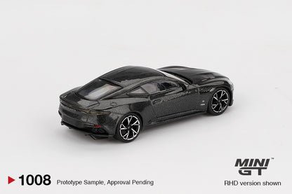 Mini GT 1:64 Aston Martin DBS 007 Edition – Black MGT01008-BL (Preorder)