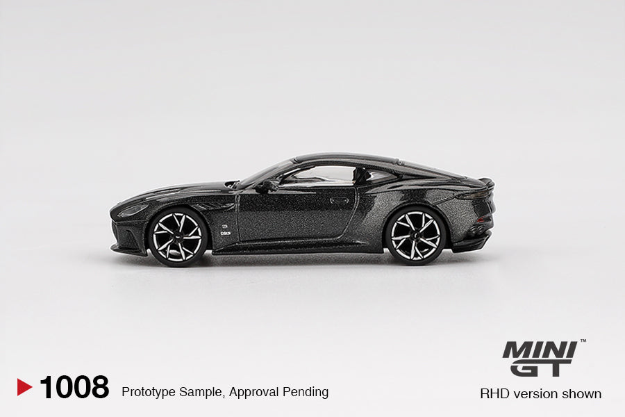 Mini GT 1:64 Aston Martin DBS 007 Edition – Black MGT01008-BL (Preorder)