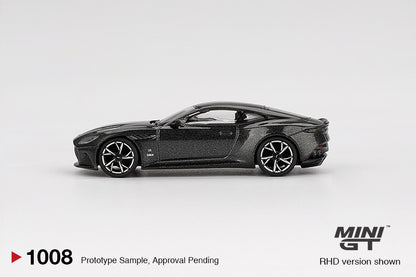 Mini GT 1:64 Aston Martin DBS 007 Edition – Black MGT01008-BL (Preorder)