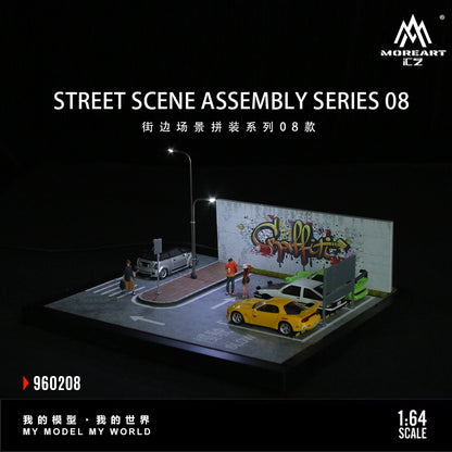MoreArt 1:64 Street Scene Assembly Series 08 Diorama MO960208