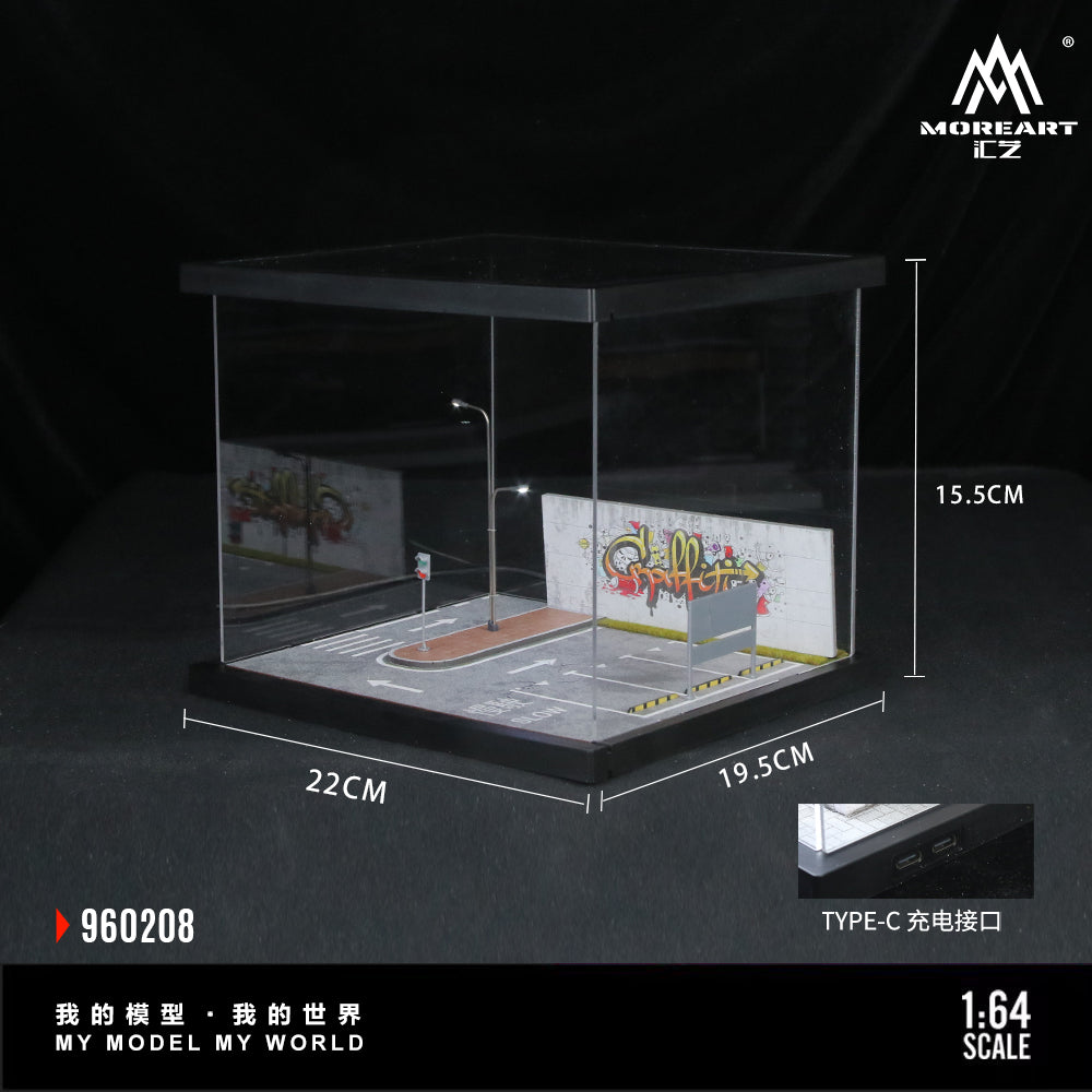 MoreArt 1:64 Street Scene Assembly Series 08 Diorama MO960208
