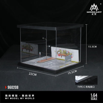 MoreArt 1:64 Street Scene Assembly Series 08 Diorama MO960208