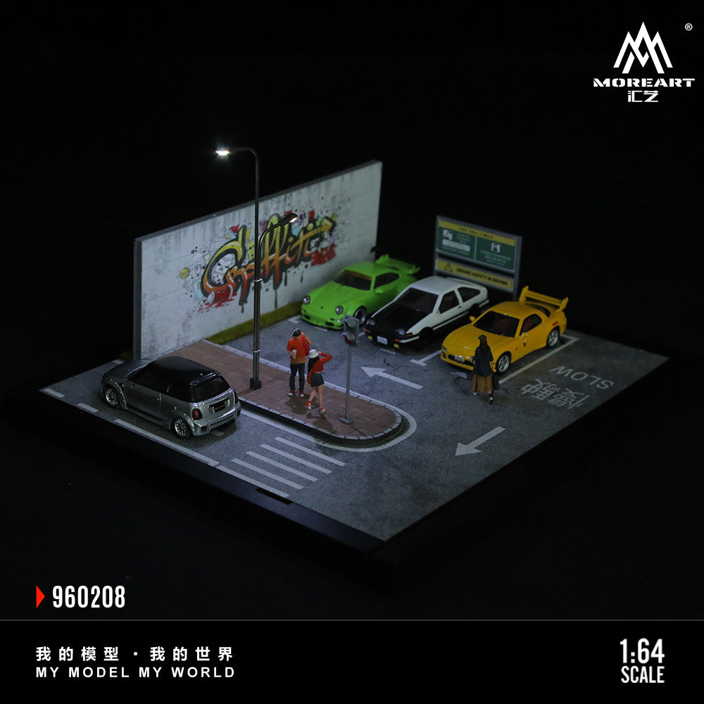 MoreArt 1:64 Street Scene Assembly Series 08 Diorama MO960208