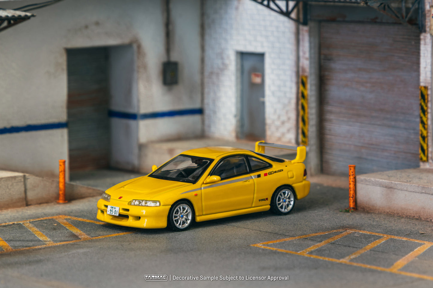 Tarmac Works 1:64 Honda Integra TYPE R DC2 MUGEN Sunlight Yellow T64G-TL059-YL (Preorder)