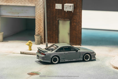 Tarmac Works 1:64 VERTEX Silvia (S 14) Grey T64G-018-GY
