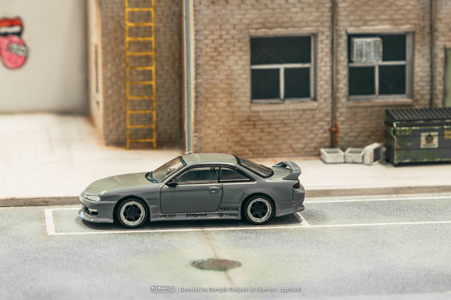 Tarmac Works 1:64 VERTEX Silvia (S 14) Grey T64G-018-GY