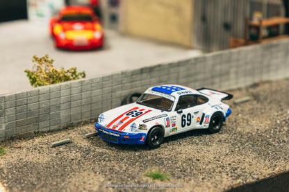 Tarmac Works 1:64 Porsche 911 Carrera RSR 3.0 24h Le Mans 1975 #69 T64S-024-75LM69 (Preorder)