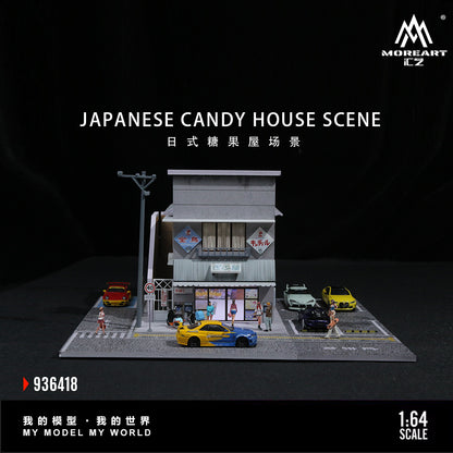 MoreArt 1:64 Japanese Candy House Scene Diorama MO936418