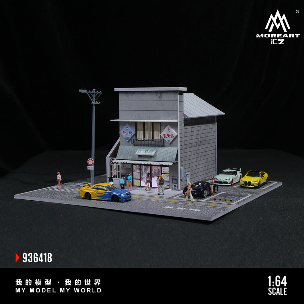 MoreArt 1:64 Japanese Candy House Scene Diorama MO936418