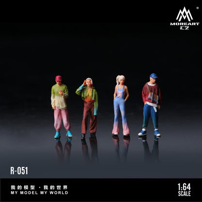 MoreArt 1:64 Trendy Men's and Women's Doll Sets MO223051