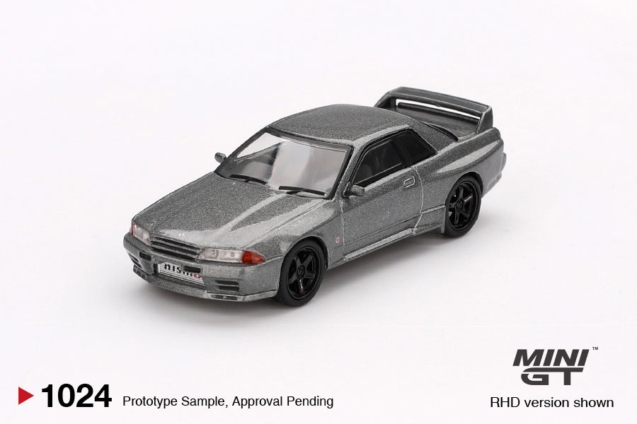 Mini GT 1:64 Nissan Skyline GT-R (NISMO BNR32 CRS Version) – Dark Metal Gray MGT01024-BL (Preorder)