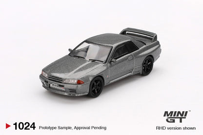 Mini GT 1:64 Nissan Skyline GT-R (NISMO BNR32 CRS Version) – Dark Metal Gray MGT01024-BL (Preorder)