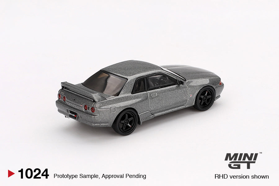 Mini GT 1:64 Nissan Skyline GT-R (NISMO BNR32 CRS Version) – Dark Metal Gray MGT01024-BL (Preorder)