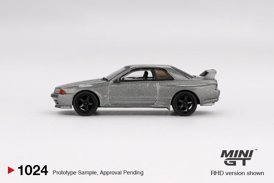 Mini GT 1:64 Nissan Skyline GT-R (NISMO BNR32 CRS Version) – Dark Metal Gray MGT01024-BL (Preorder)