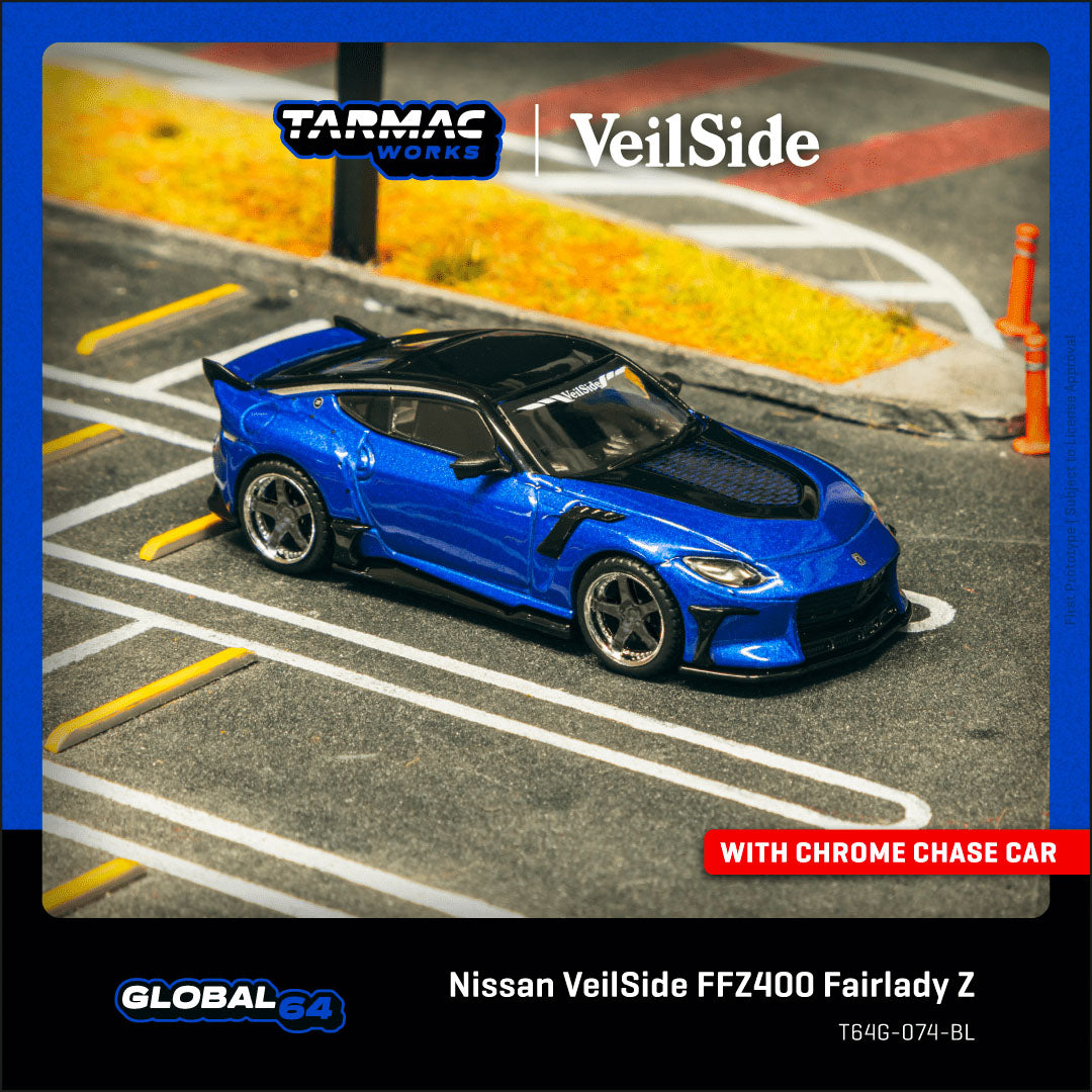 Tarmac Works 1:64 Nissan VeilSide FFZ400 Fairlady Z Blue T64G-074-BL (Preorder)