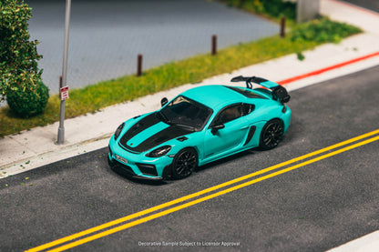 Tarmac Works 1:64 Porsche Cayman GT4RS Mint Green T64S-022-MG (Preorder)