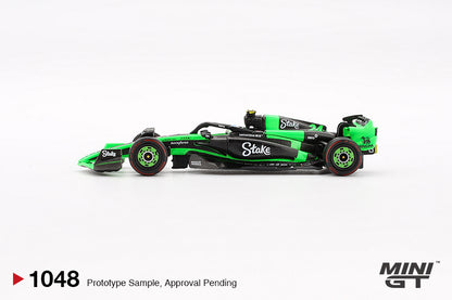 Mini GT 1:64 Mini GT 1:64 F1 Kick Sauber C44 #24 Guanyu Zhou 2024 F1 2024 Chinese GP MGT01048-BL (Preorder)