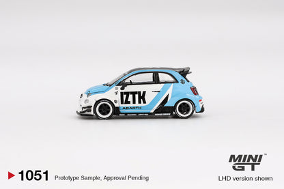 Mini GT 1:64 Abarth 595 LB-WORKS x Abas Works IZTK MGT01051-BL (Preorder)