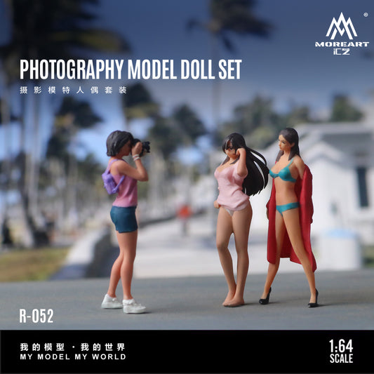 MoreArt 1:64 Photography Model Doll Set MO223052 (Preorder)