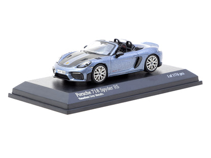 MINICHAMPS x Tarmac Works 1:64 Porsche 718 Spyder RS Vanadium Grey Metallic T64MC-008-VG
