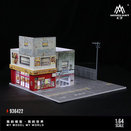 MoreArt 1:64 Japanese Curry Restuarant Scene Diorama MO936422 (Preorder)