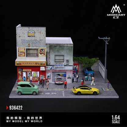 MoreArt 1:64 Japanese Curry Restuarant Scene Diorama MO936422 (Preorder)