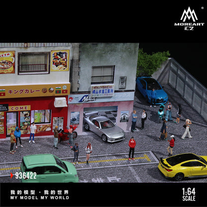 MoreArt 1:64 Japanese Curry Restuarant Scene Diorama MO936422 (Preorder)