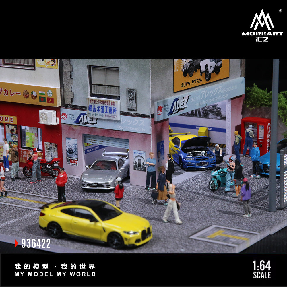 MoreArt 1:64 Japanese Curry Restuarant Scene Diorama MO936422 (Preorder)