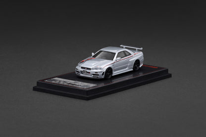 Ignition Model 1:64 Nismo R34 GT-R Z-tue Silver IG3840 (Preorder)