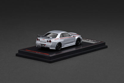 Ignition Model 1:64 Nismo R34 GT-R Z-tue Silver IG3840 (Preorder)