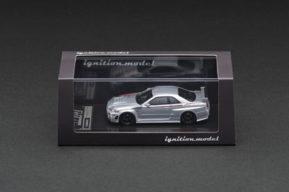 Ignition Model 1:64 Nismo R34 GT-R Z-tue Silver IG3840 (Preorder)