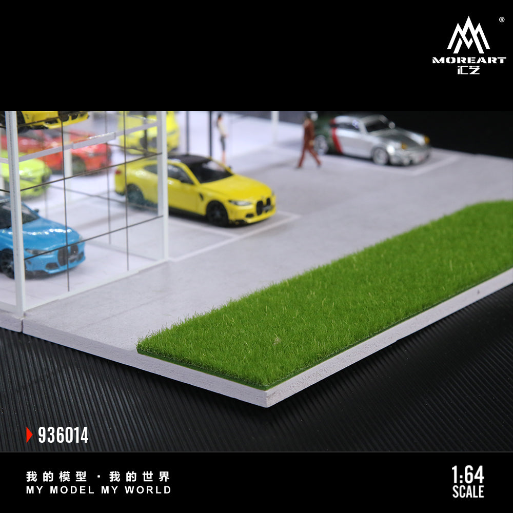 MoreArt 1:64 Two-Layer Assembly Showroom BMW Shop Diorama MO936014 (Preorder)