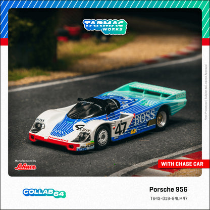 (Preorder) Tarmac Works 1:64 Porsche 956 Le Mans 1984 #47 T64S-019-84LM47