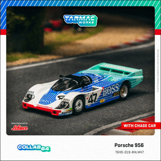 Tarmac Works 1:64 Porsche 956 Le Mans 1984 #47 T64S-019-84LM47 (Preorder)