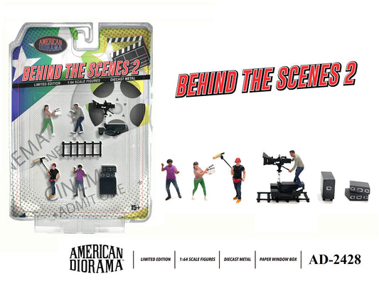 American Diorama 1:64 Figure set - Behind the Scenes 2 AD-2428 (Preorder)