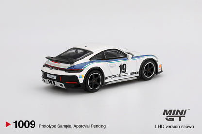 Mini GT 1:64 Porsche 911 Dakar Rally 1974 – White MGT01009-BL (Preorder)