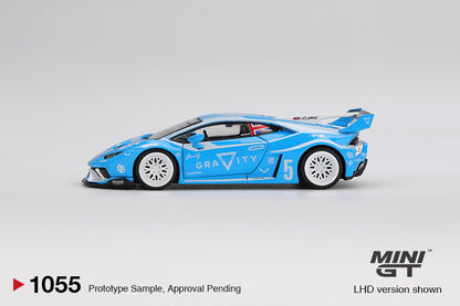 (Preorder) Mini GT 1:64 LB★WORKS Lamborghini Huracán GT GRAVITY – Blue MGT01055-BL