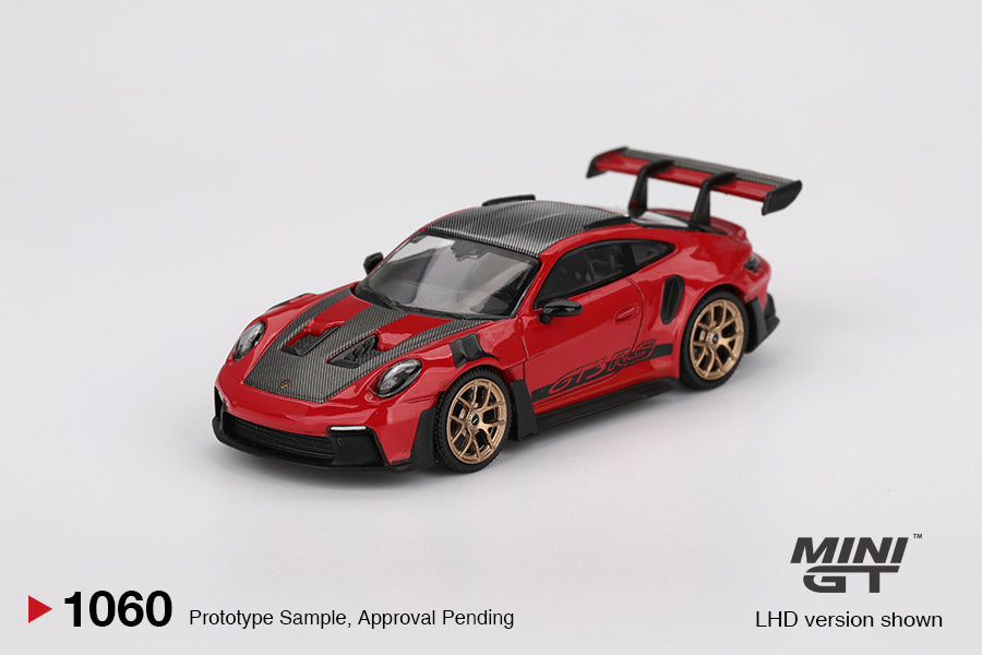 (Preorder) Mini GT 1:64 Porsche 911 (992) GT3 RS Weissach Package – Guards Red MGT01060-BL