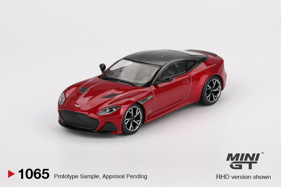 (Preorder) Mini GT 1:64 Aston Martin DBS – Hyper Red MGT01065-BL