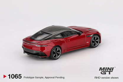 (Preorder) Mini GT 1:64 Aston Martin DBS – Hyper Red MGT01065-BL