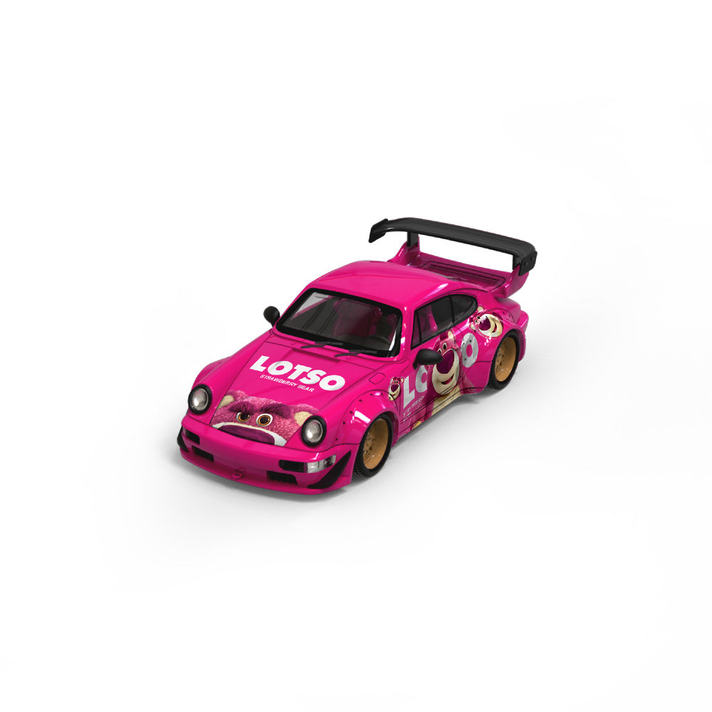 (Preorder) Cool Car 1:64 Porsche 964 Lotso Strawberry Bear CC640878-2 Full Set