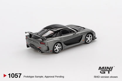 (Preorder) Mini GT 1:64 Mazda RX-7 VeilSide – Fortune Grey MGT01057-BL
