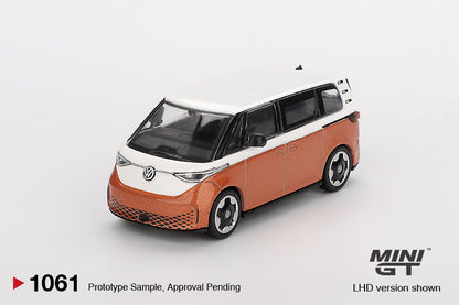 (Preorder) Mini GT 1:64 Volkswagen ID.Buzz – Candy White / Energetic Orange MGT01061-BL