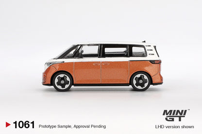 (Preorder) Mini GT 1:64 Volkswagen ID.Buzz – Candy White / Energetic Orange MGT01061-BL